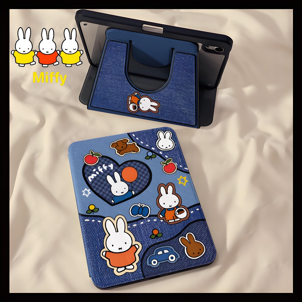 Tablet Pc Accessories - Kawaii Miffy Rabbit Tablet Case Balloon
