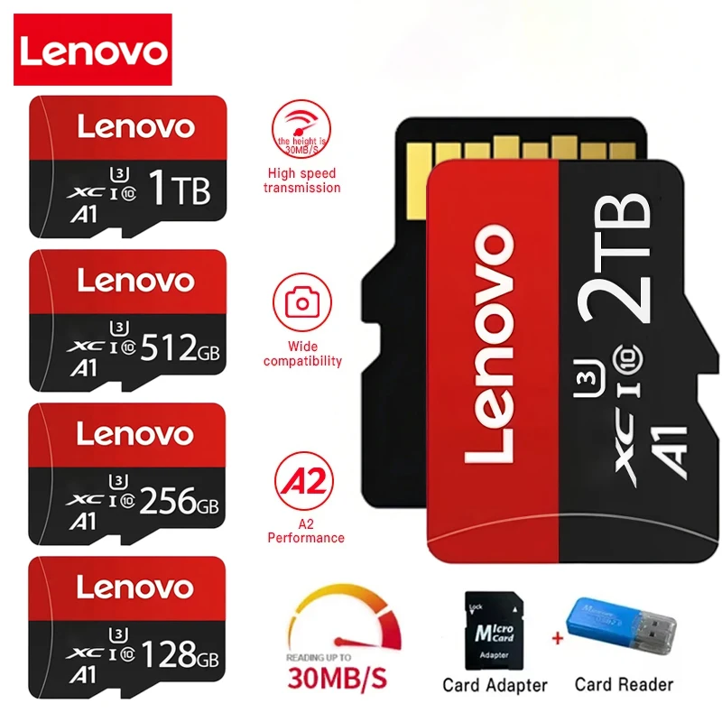 Microsd Card Tablet - Lenovo 2TB High-Speed V30 A2 4K