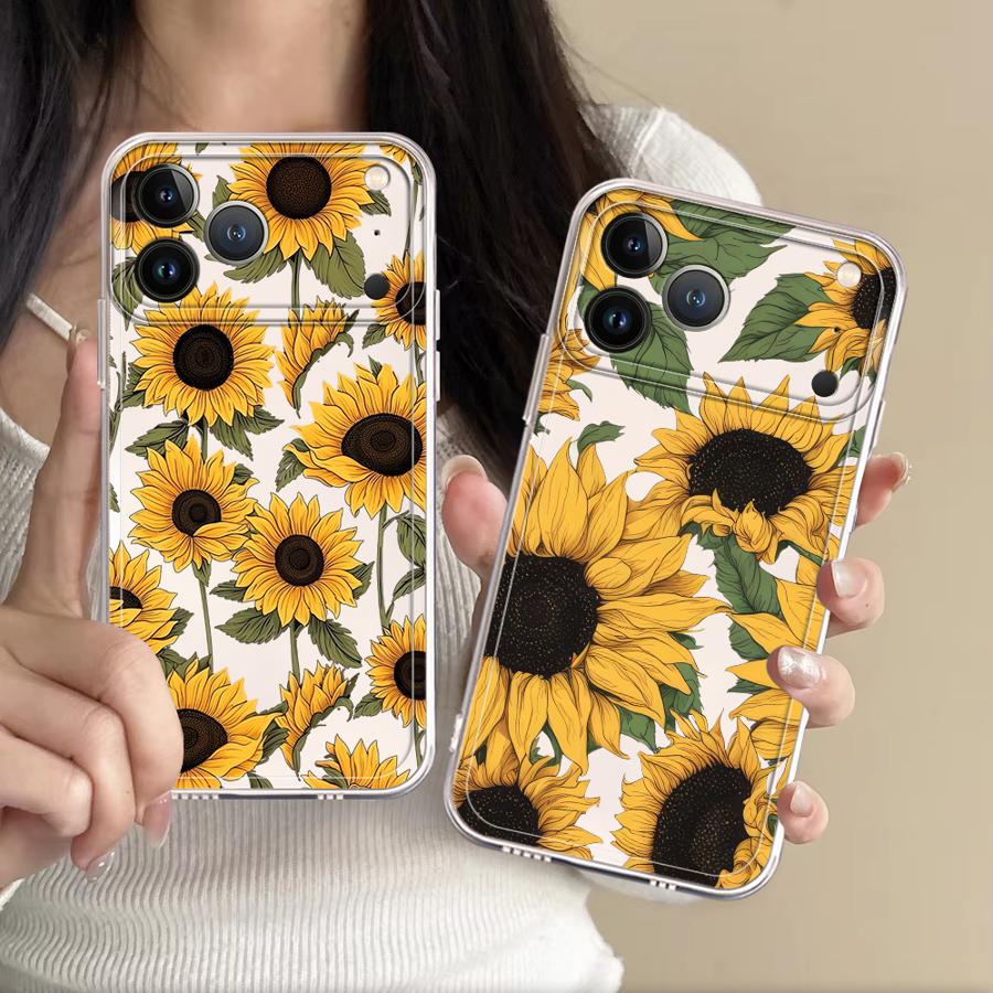 Tablet And Accessories Case - Cute Sunflower Pattern Case for Apple