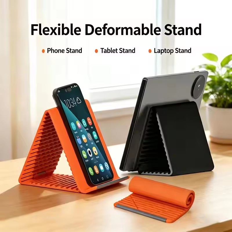Tablet Accessory - Lazy Portable Phone Stand Silicone Desktop