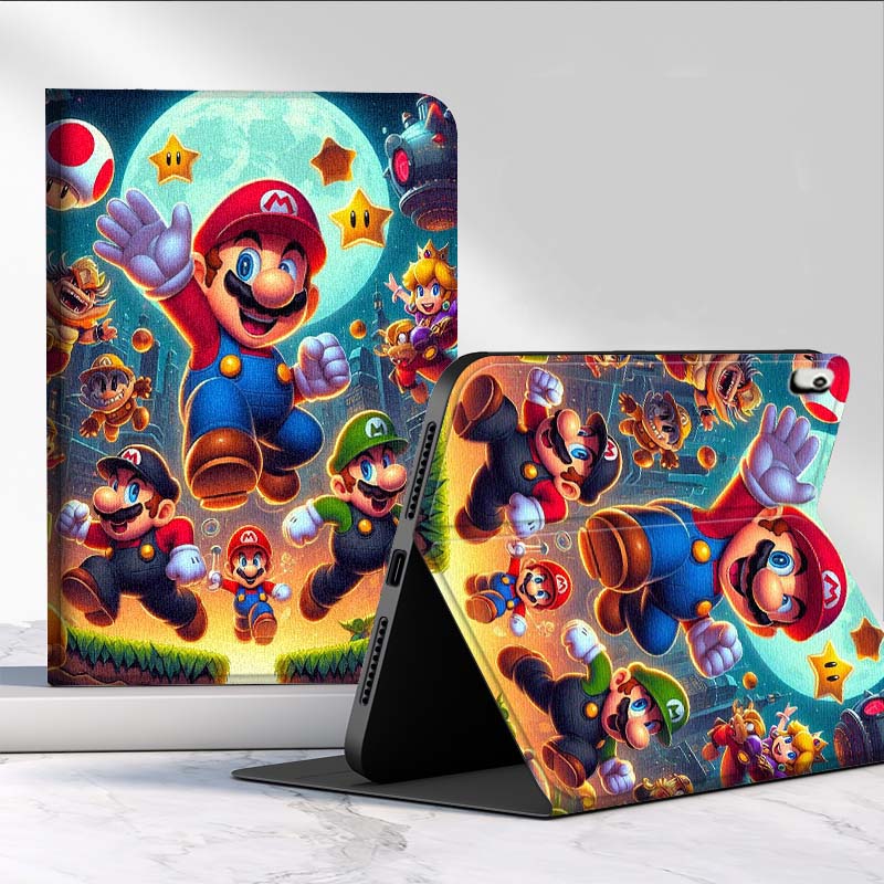 Samsung Tablet With Accessories - Cartoon M-Marios Art For Samsung Galaxy