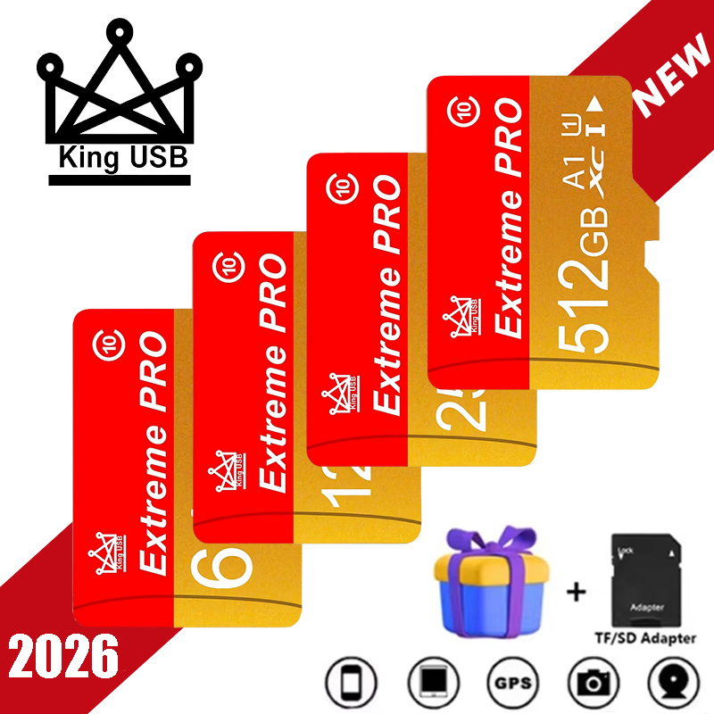 Microsd Card Tablet - Class 10 Micro TF 256GB 512GB