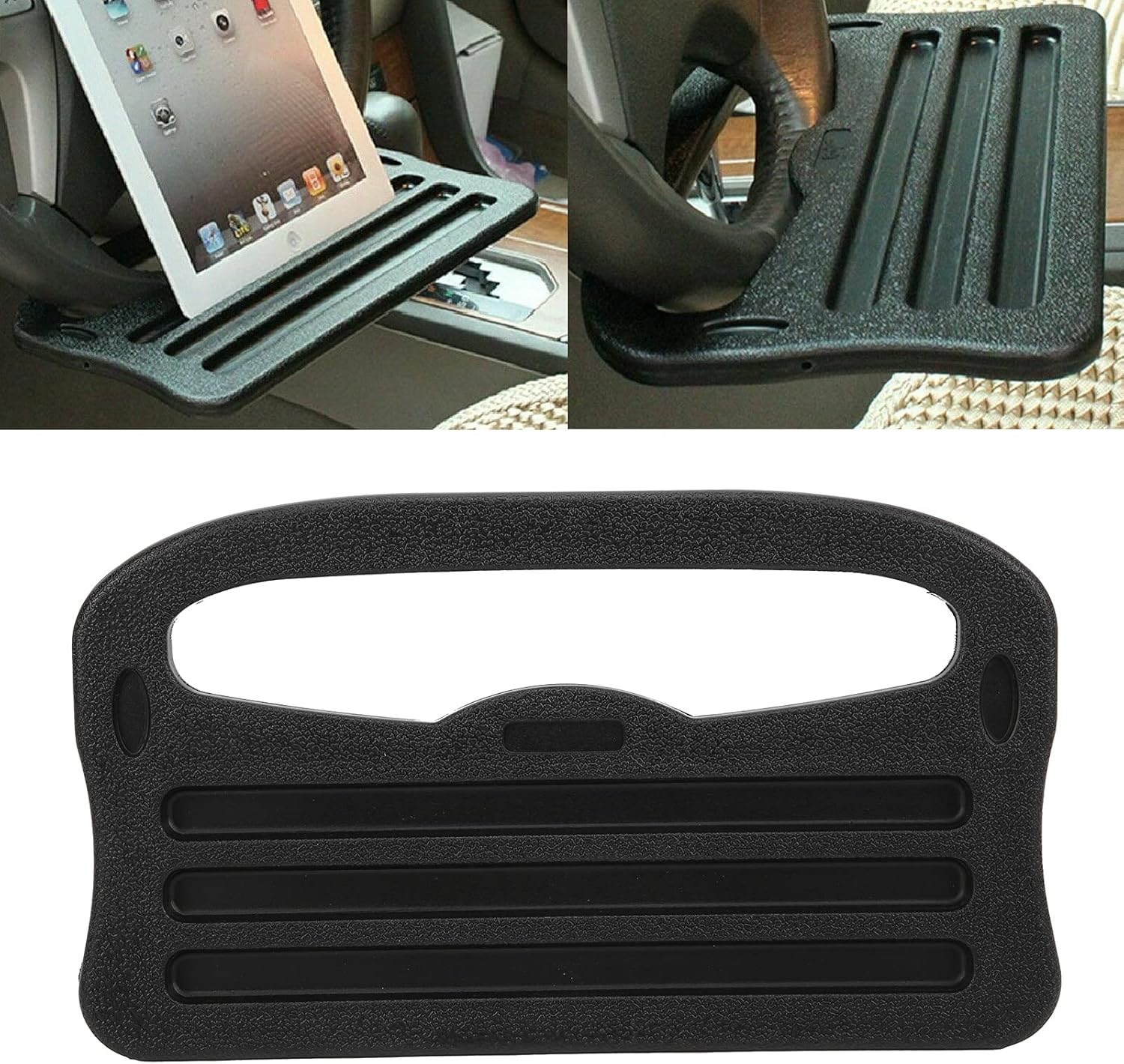 Tablet Accessory - 2in1 Car Steering Wheel Tray Auto