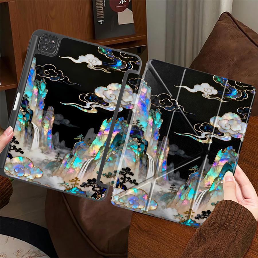 Graphic Tablet Accessories - Stylish Mountain View Design Tablet Case
