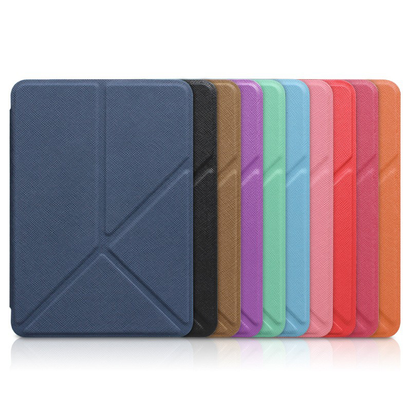 Kindle Tablet Accessories - Folding Bracket Leather Kindle Case For