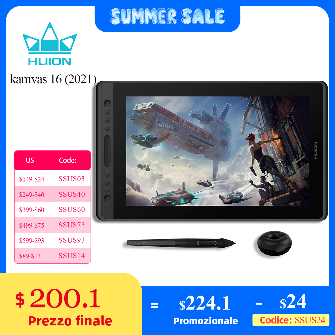 HUION New Arrival Kamvas 16(20 - огляд і ціна Huion Tablet Accessories