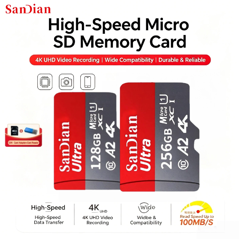 Class10 Memory Card Mini TF SD - огляд і ціна Microsd Card Tablet