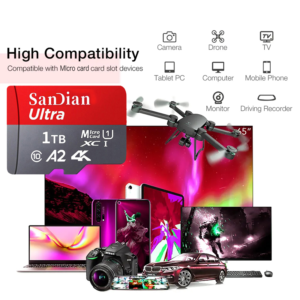 Class10 Memory Card Mini TF SD - огляд і ціна Microsd Card Tablet
