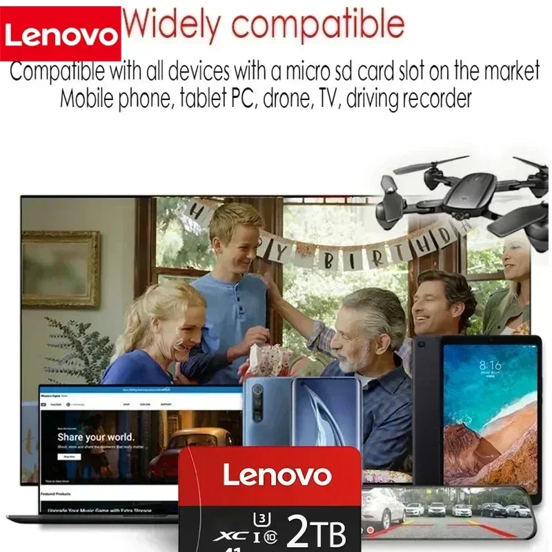 Lenovo 2TB High-Speed V30 A2 4 - огляд і ціна Microsd Card Tablet