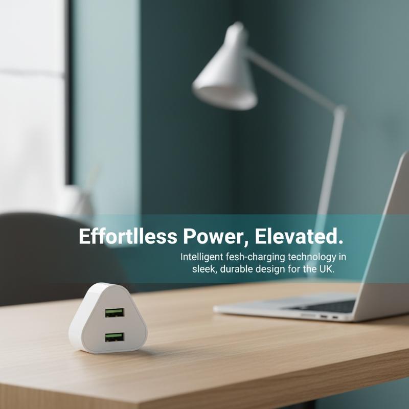 UK 3 Pin Plug Dual USB Adapter - огляд і ціна Tablet Accessories Uk