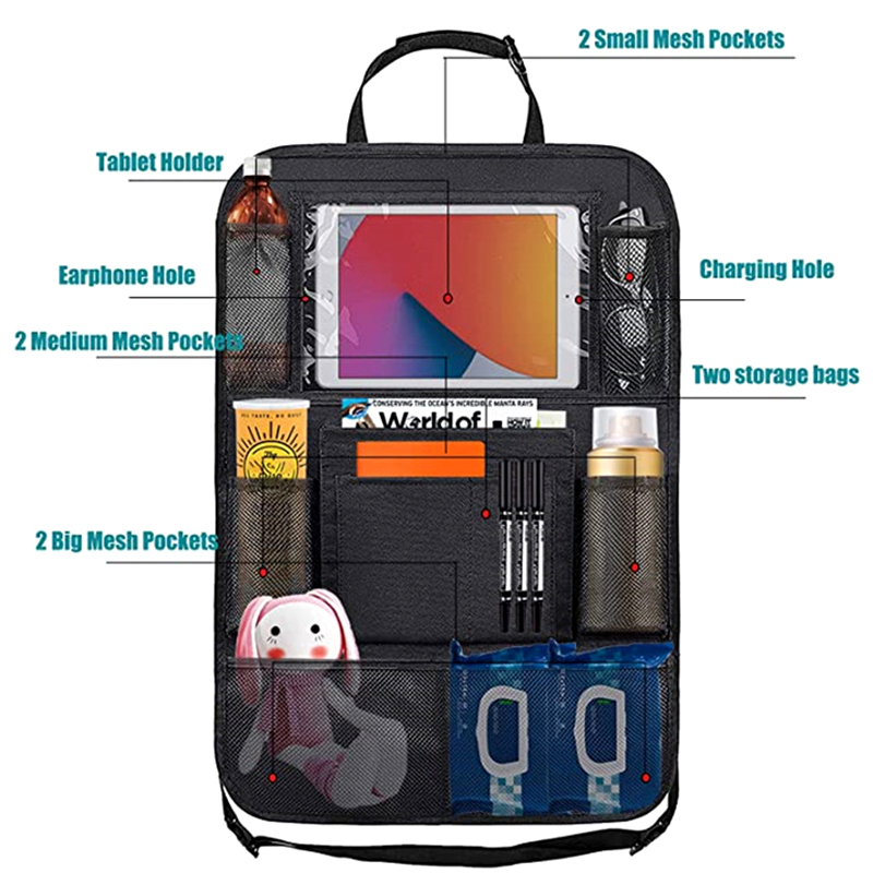 1pc Car Backseat Organizer wit - огляд і ціна Tablet Cover Accessories