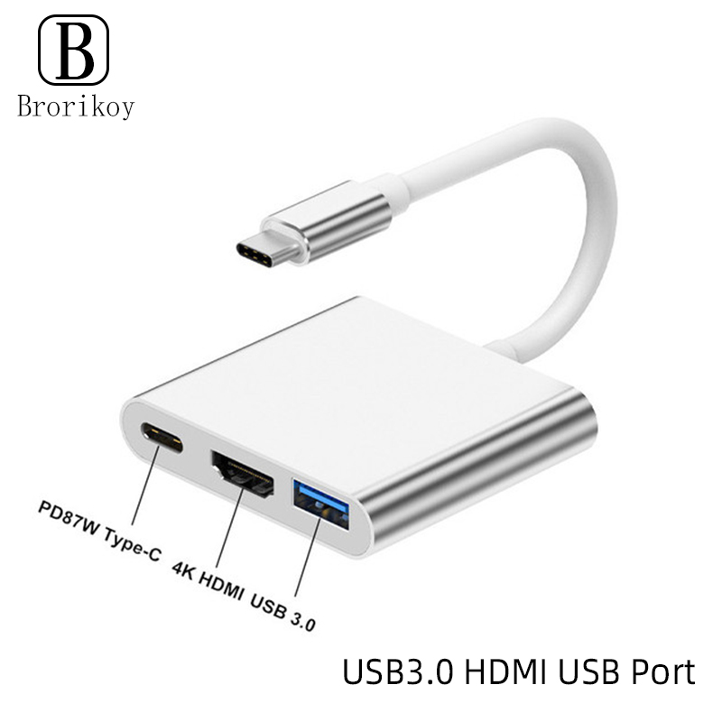 3 in 1 USB Type C Hub to 4K HD - огляд і ціна Samsung Tablet With Accessories