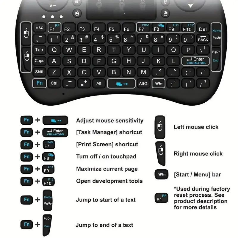 Mini English Bluetooth Keyboar - огляд і ціна Tablet Accessories Keyboard