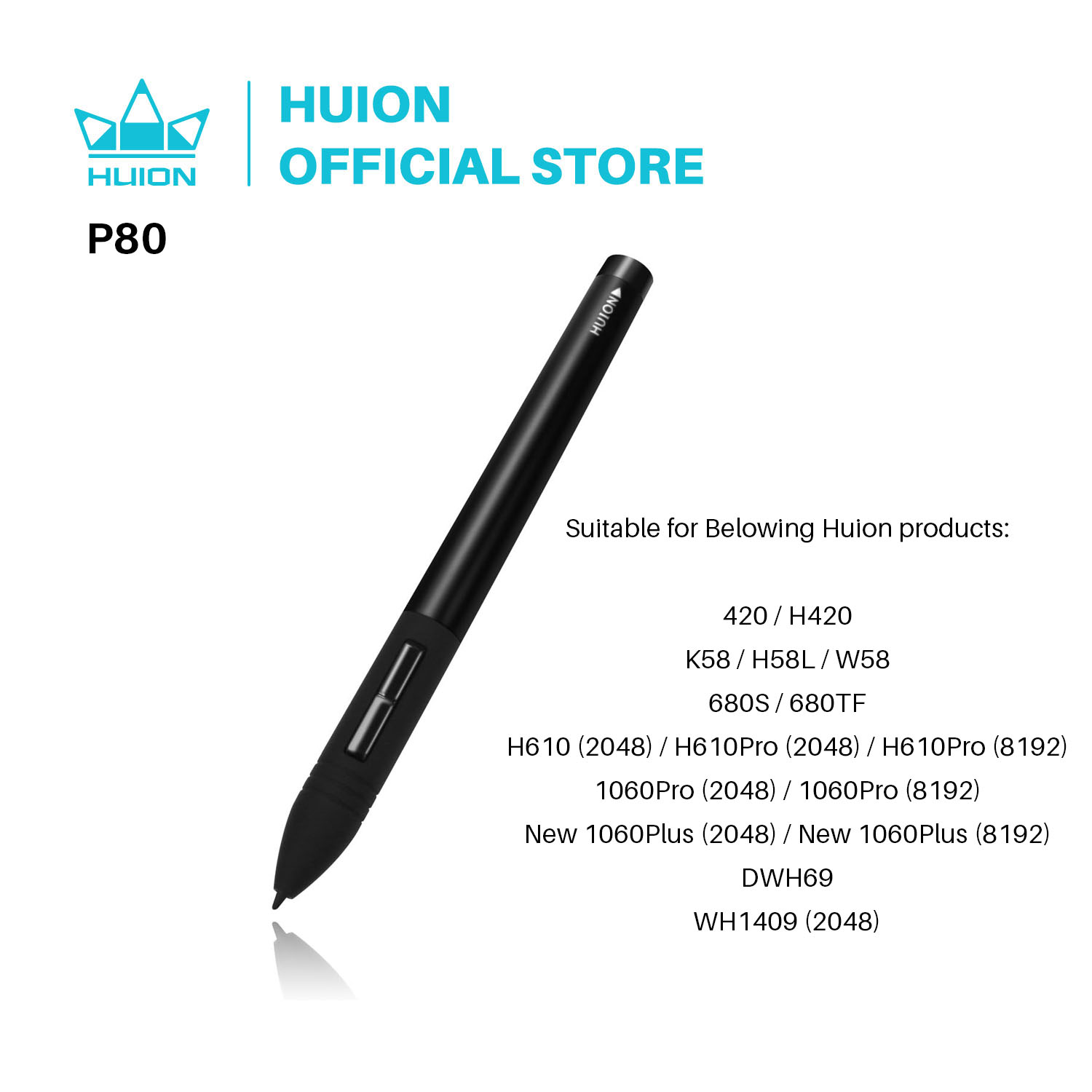 HUION PEN80 Graphic Tablets Pe - огляд і ціна Huion Tablet Accessories