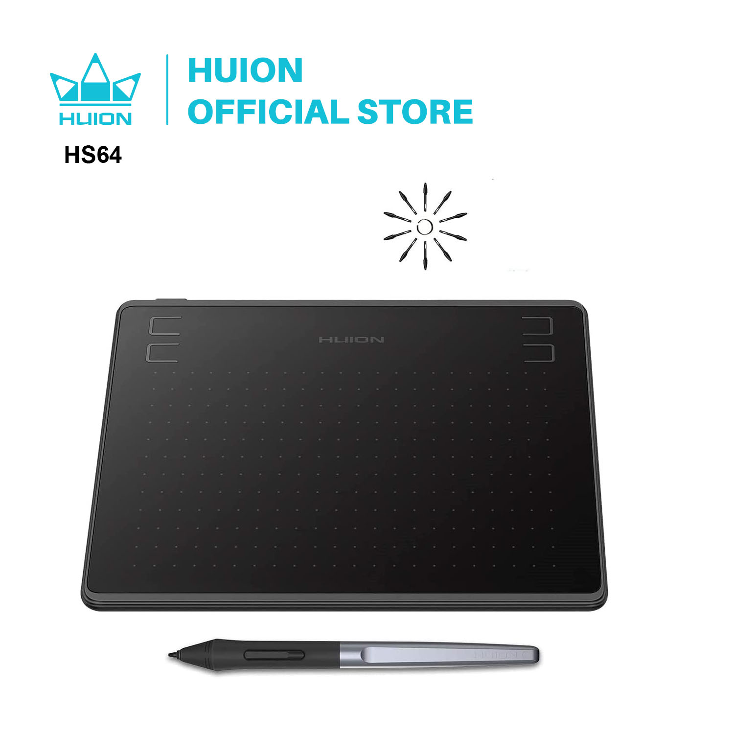 HUION HS64 6x4 Inches Graphic  - огляд і ціна Graphic Tablet Accessories