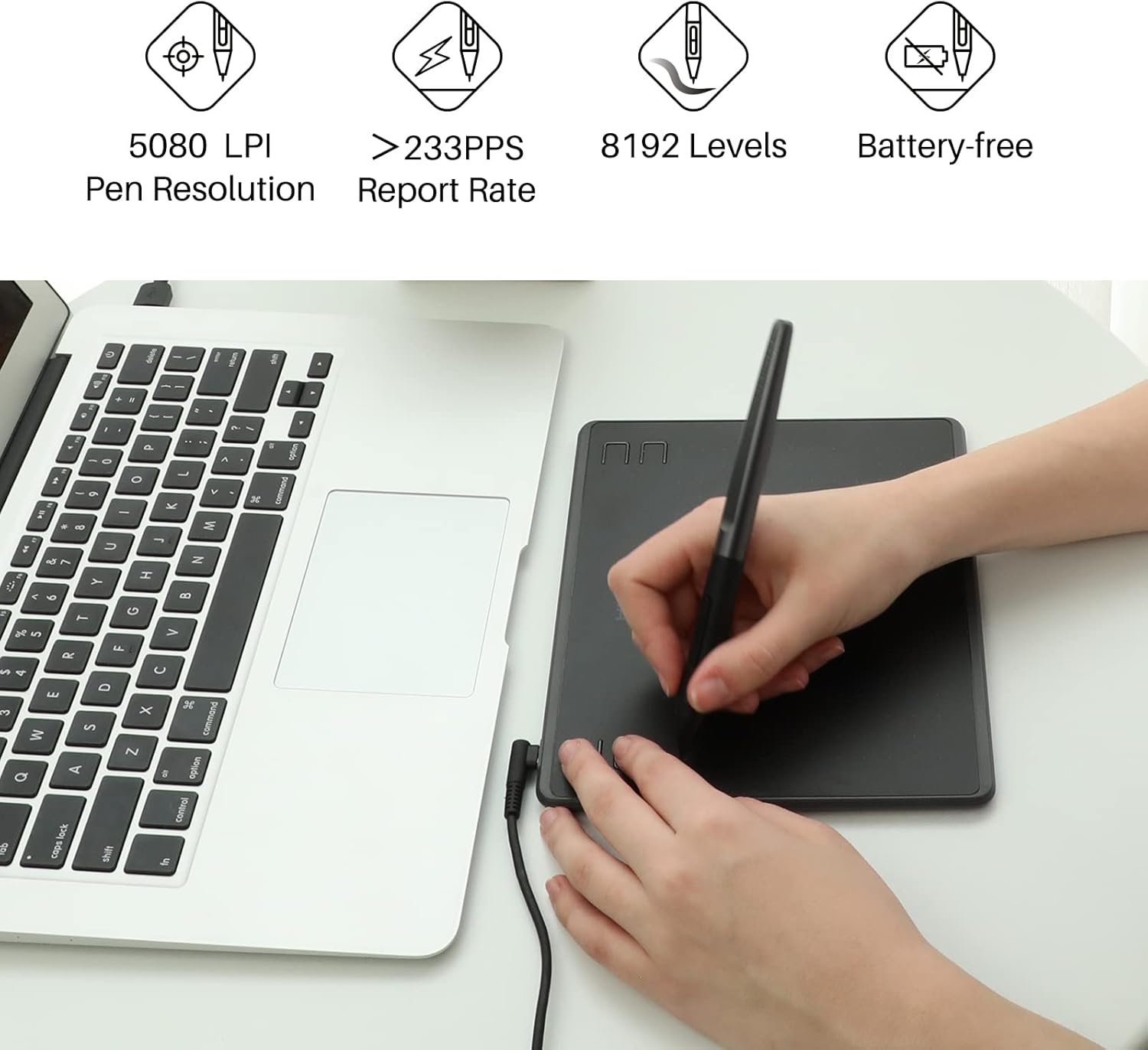 HUION HS64 6x4 Inches Graphic  - огляд і ціна Graphic Tablet Accessories