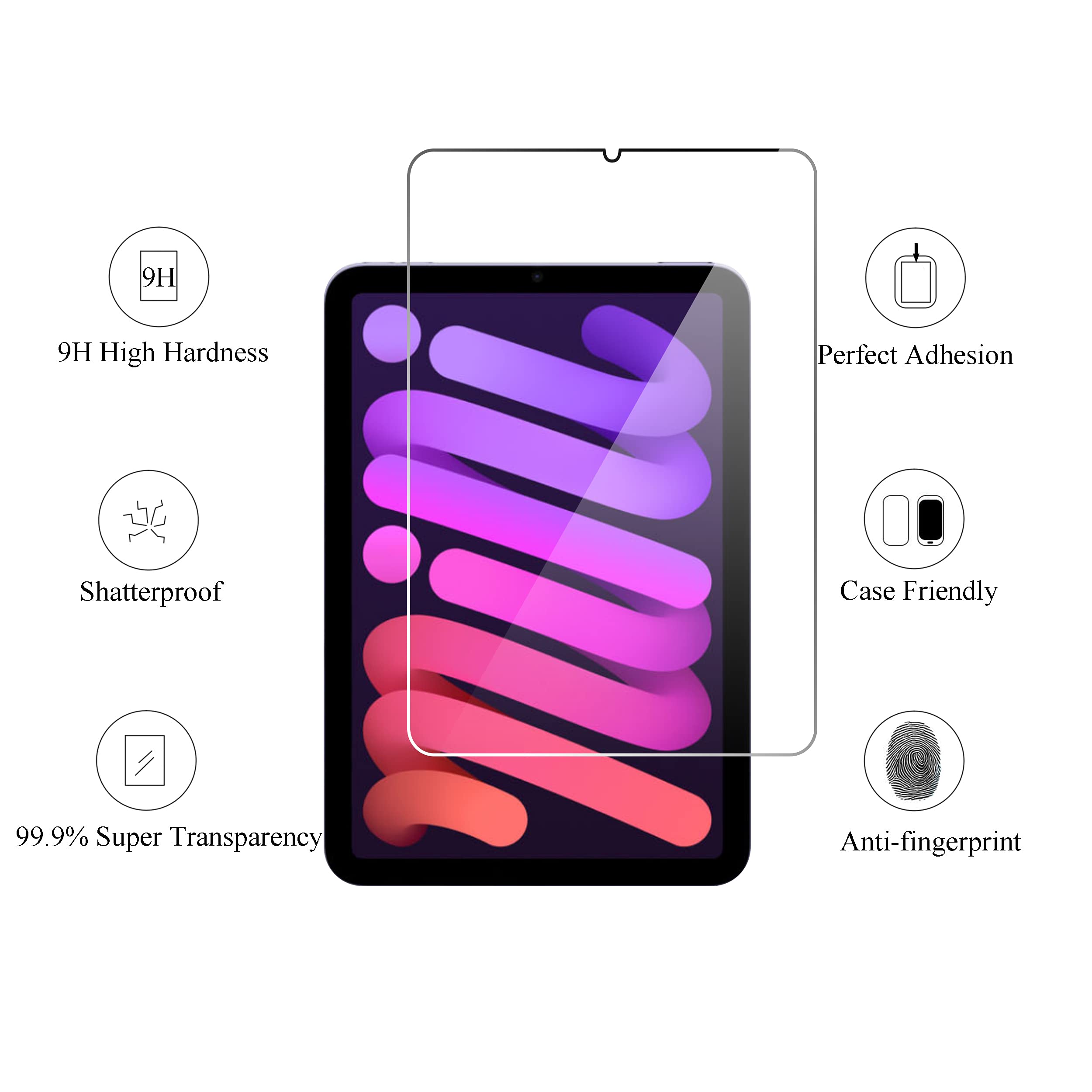 2PCS Tempered Glass Screen Pro - огляд і ціна Tablet Pc Accessories