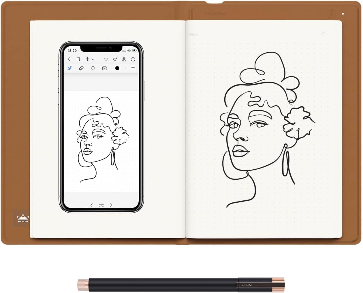 huion note 2 em 1 digital hand - огляд і ціна Graphic Tablet Accessories