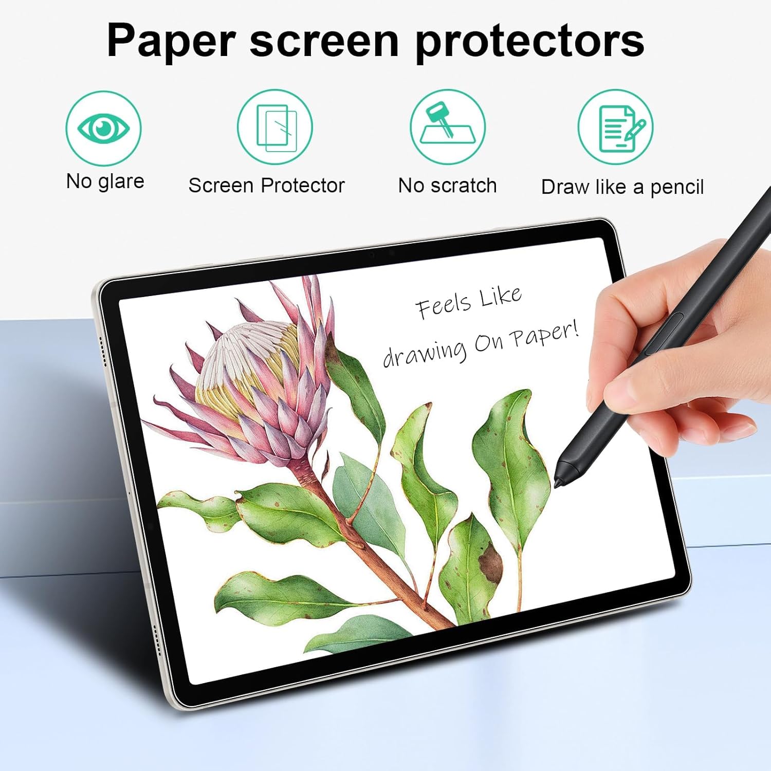 Paper Feel Screen Protector Fi - огляд і ціна Samsung Tablet S10 Accessories