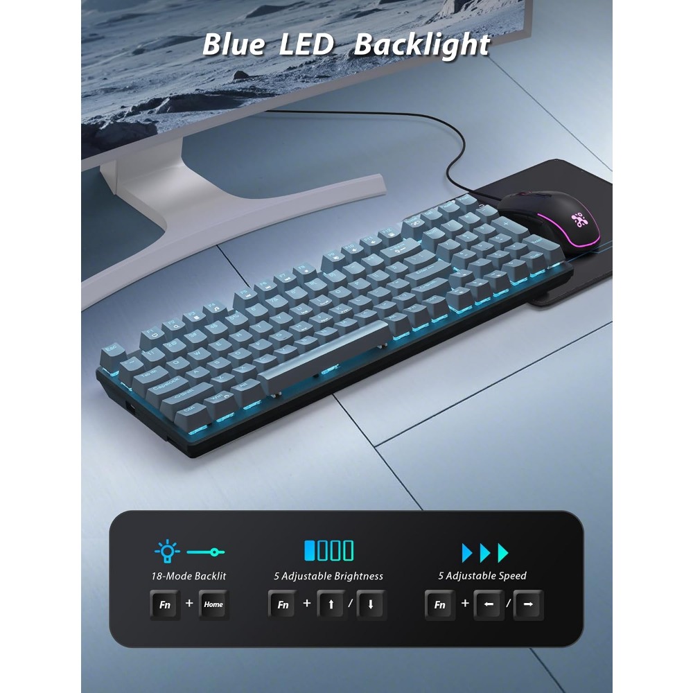98-Key Floating Keycap Gaming  - огляд і ціна Tablet Accessories Uk
