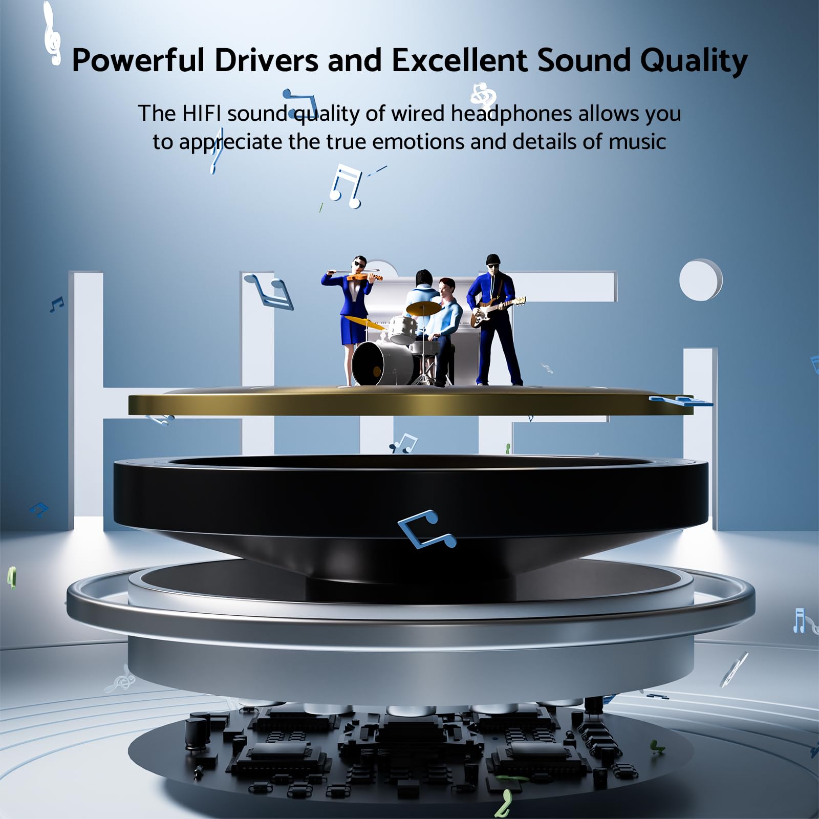 HiFi Surround Headphones Bass  - огляд і ціна Iphone Tablet Accessories