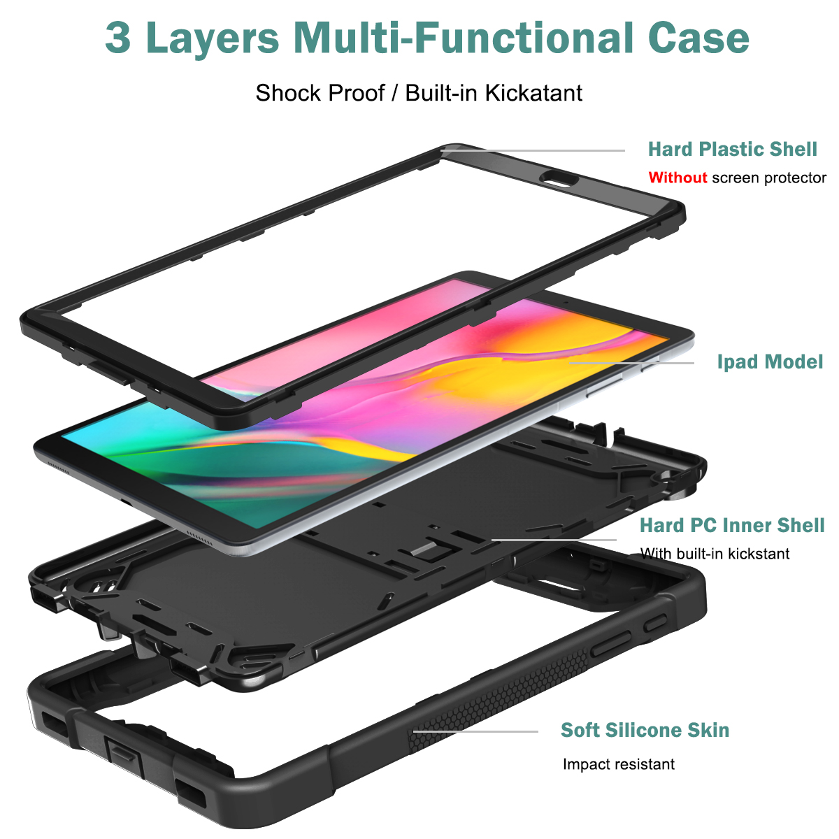 Heavy Duty Stand Case for Sams - огляд і ціна Samsung Tablet With Accessories