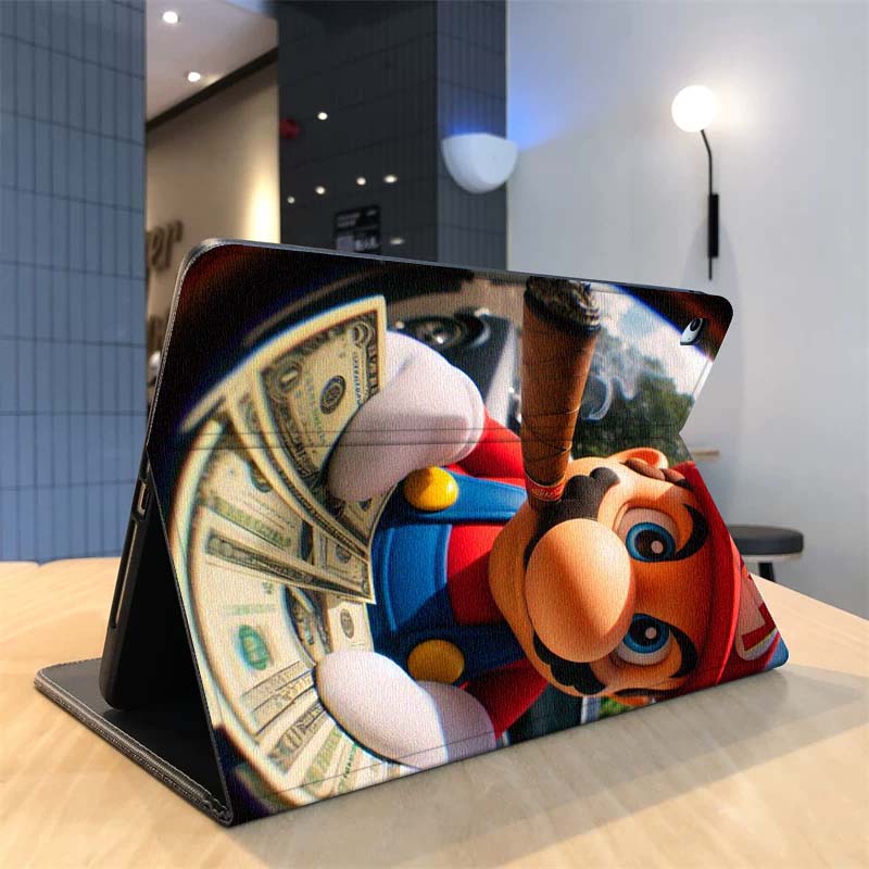 Cartoon M-Marios Art For Samsu - огляд і ціна Samsung Tablet With Accessories