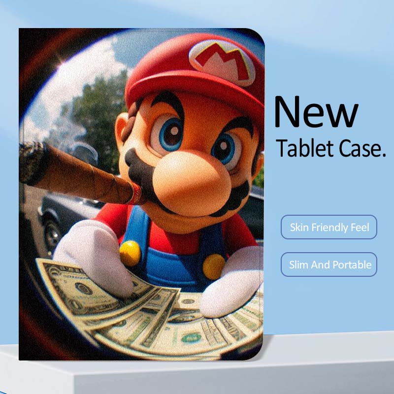 Cartoon M-Marios Art For Samsu - огляд і ціна Samsung Tablet With Accessories