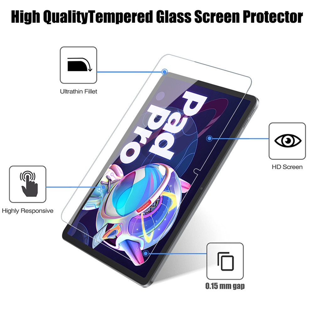 2PCS Tempered Glass Screen Pro - огляд і ціна Lenovo Tablet Keyboard Accessories