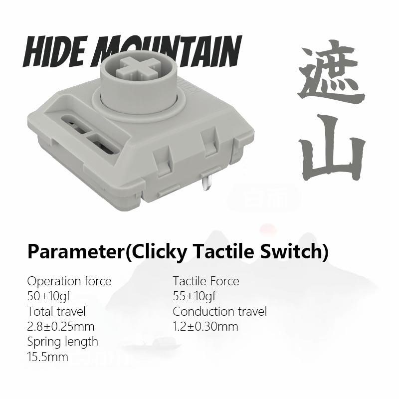 Kailh POM Hide Mountain Low Pr - огляд і ціна Tablet Accessories Uk