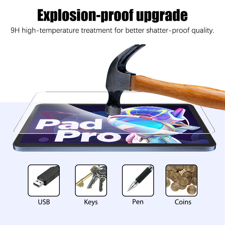 2PCS Tempered Glass Screen Pro - огляд і ціна Lenovo Tablet Keyboard Accessories