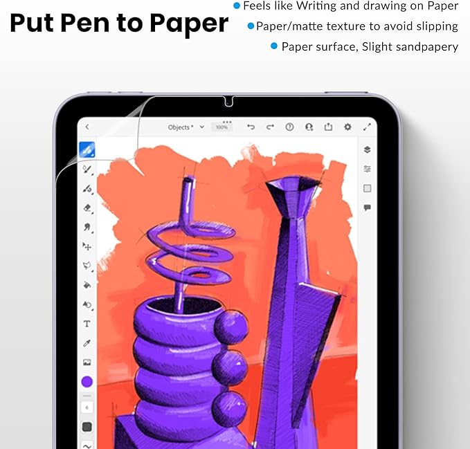 2PCS Like Paper Screen Protect - огляд і ціна Samsung Tablet S10 Accessories