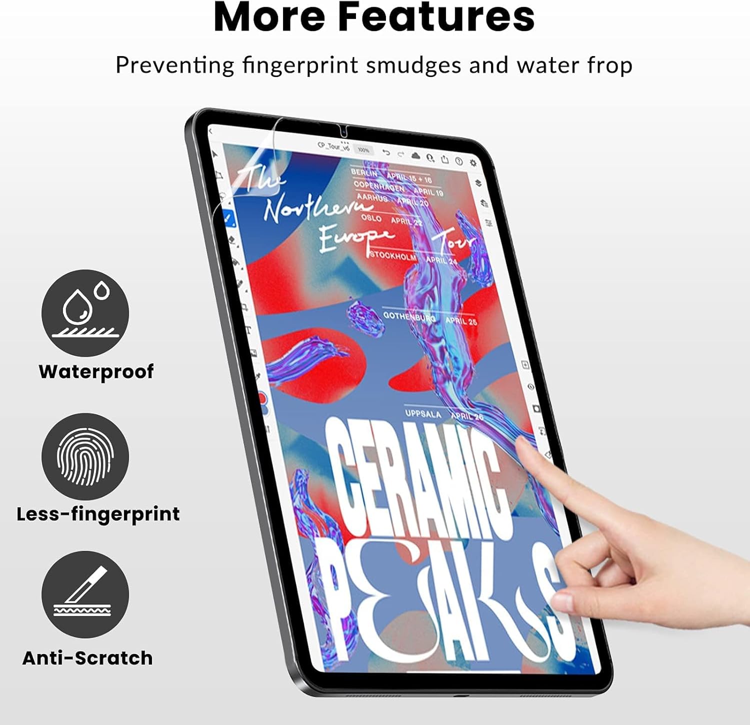 2PCS Like Paper Screen Protect - огляд і ціна Samsung Tablet S10 Accessories
