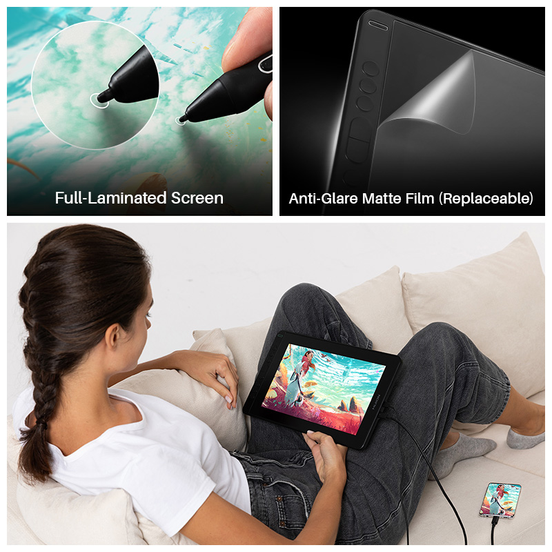 HUION Kamvas 12 Graphic Tablet - огляд і ціна Huion Tablet Accessories
