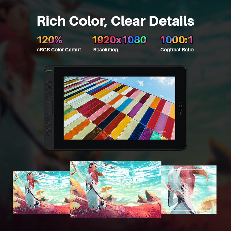 HUION Kamvas 12 Graphic Tablet - огляд і ціна Huion Tablet Accessories