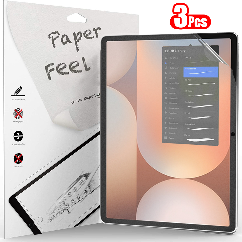 3Pcs Paper Feel Like Screen Pr - огляд і ціна Samsung Tablet S10 Accessories