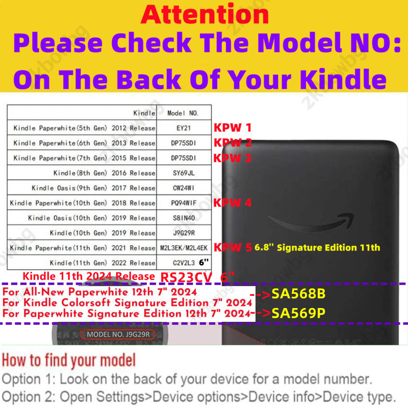 Funda for 2024 RS23CV Kindle C - огляд і ціна Kindle Tablet Accessories
