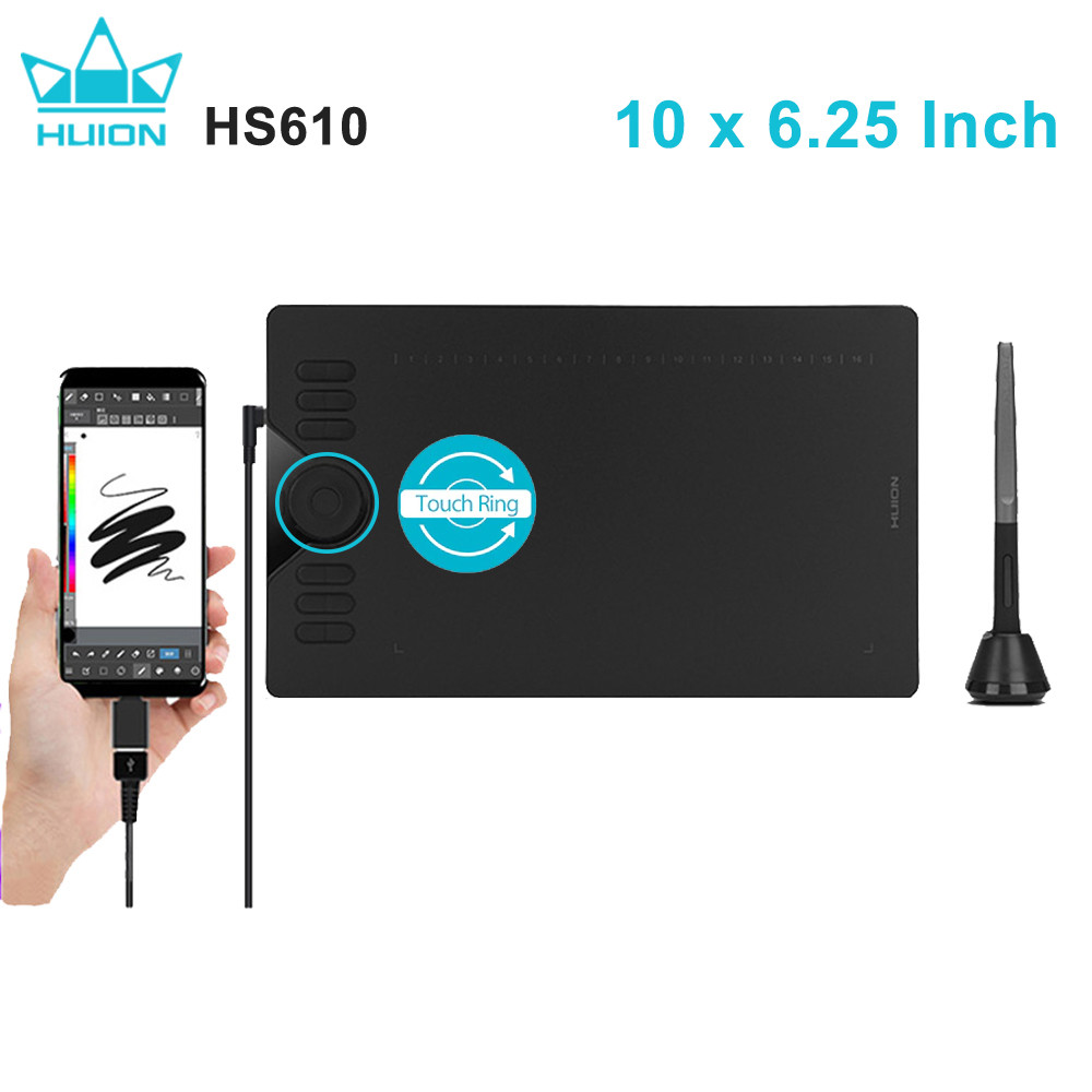 HUION HS610 Graphic Tablets Di - огляд і ціна Huion Tablet Accessories