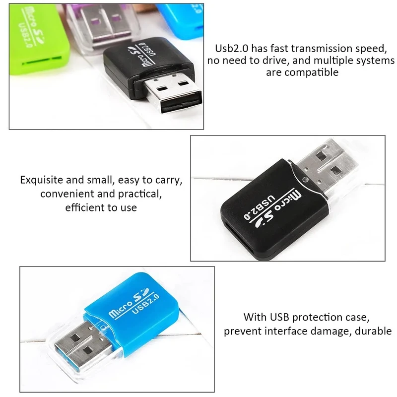 Portable Mini USB 2.0 TF micro - огляд і ціна Microsd Card Tablet
